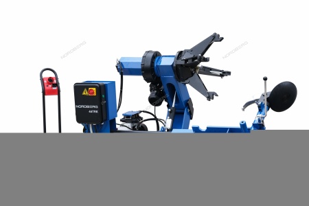 Станок шиномонтажный 380V для грузовых машин, зажимы 14-26", синий