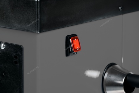 Станок балансировочный с автоматическим вводом 2х параметров, лазером и автостопом (серый)