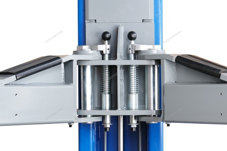 Подъемник 380V 2х стоечный 4,5т с верхней синхронизацией (синий)