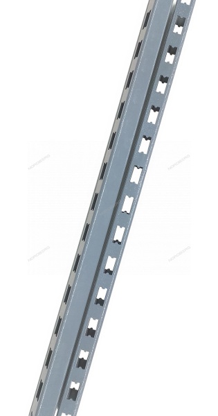 Стойка перфорированная 700 мм серая 7012 /OPTIMAL-NWS5/ (2шт)