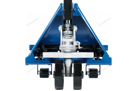Тележка складская гидравлическая короткая 2,5 т, с ПУ колесами