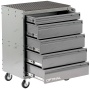 Тележка инструментальная, 5 выдвижных ящиков /OPTIMAL-NT115/
