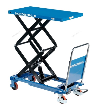 Стол подъемный гидравлический 680 кг, двойные ножницы