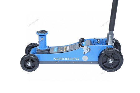 Домкрат подкатной с большими колесами, 3 т