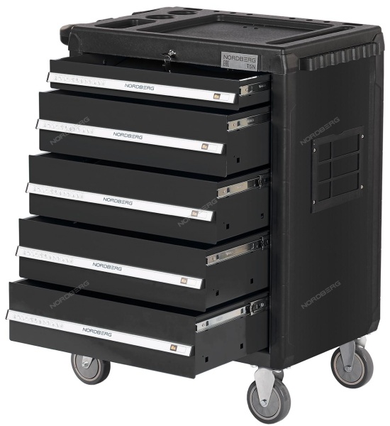 Тележка инструментальная профессиональная (серая)