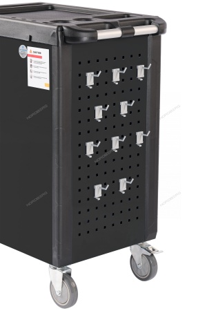 Тележка инструментальная, 6 выдвижных ящиков, серая