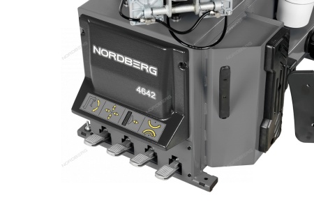 Станок шиномонтажный 380V автомат, 2х скоростн, зажимы 14-27", серый