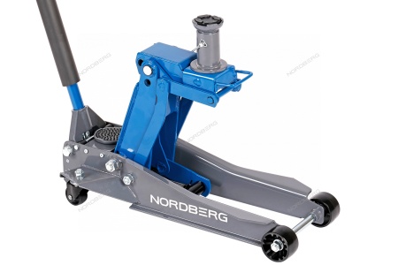 Домкрат подкатной 2 / 3 т с изменяемой высотой подхвата и регулируемой проставкой