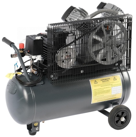 Компрессор поршневой с ременной передачей, 380 В, ресивер 50 л, 420 л/мин