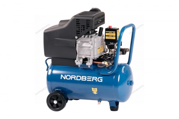 Компрессор поршневой, 220 В, ресивер 24 л, 240 л/мин