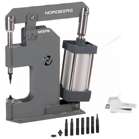 Пневматический станок для заклепки тормозных колодок, цилиндр 160, без тумбы