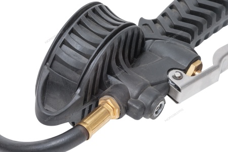 Пистолет профессиональный для подкачки колес, цифровой, обрезиненный, для легковых авто