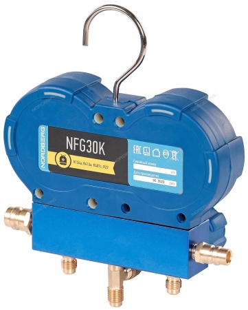 Коллектор манометрический со шлангами и муфтами в кейсе