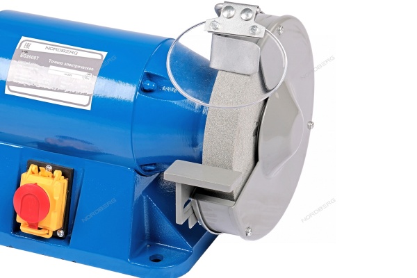 Заточной станок профессиональный диам. 200 мм с шлифовальной лентой, 220 В