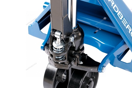 Тележка складская гидравлическая 2,5 т, с ПУ колесами