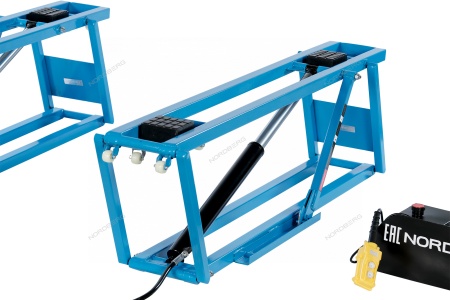 Подъемник ножничный 2,5т, портативный, мобильный 220В