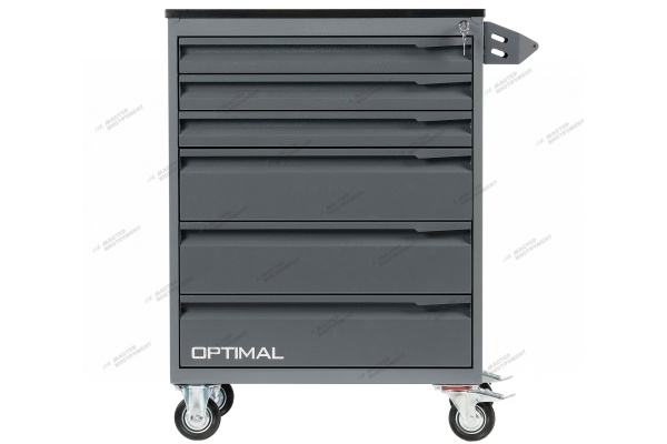 Тележка инструментальная, 6 выдвижных ящиков /OPTIMAL-NT116/