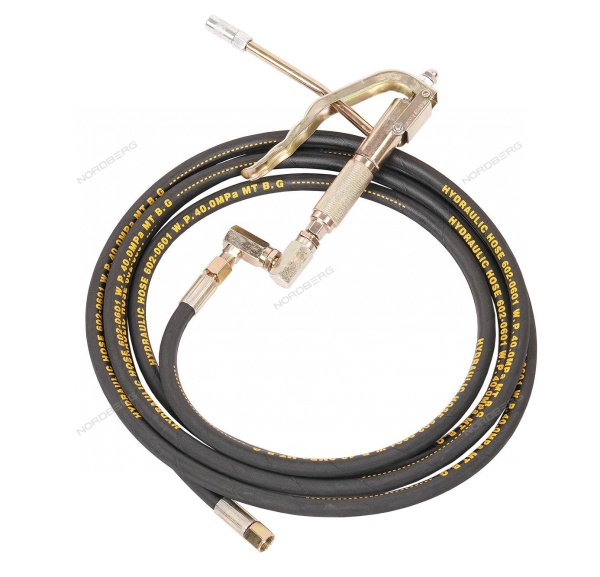 Установка пневматическая для раздачи густой смазки из бочек 20-60 л, с тележкой