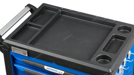 Тележка инструментальная с системой защиты от опрокидывания (синяя)