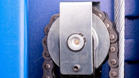 Подъемник двухстоечный 4 т, 380 В, синий