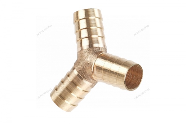 Тройник Y-образный - елочка диам. 14 мм