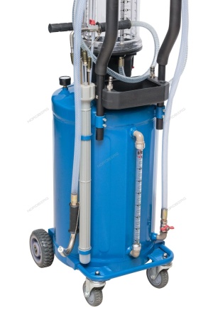 Установка для сбора масла пневматическая, 80 л, синяя