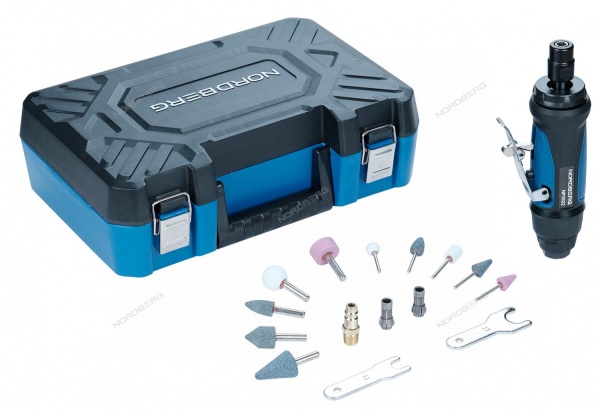 Пневмобормашинка с комплектом насадок