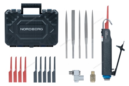 Пневмолобзик в кейсе