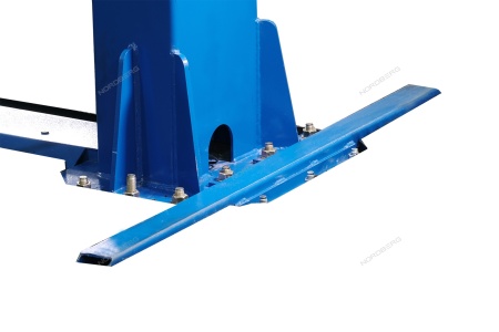 Подъемник двухстоечный 5 т, нижняя синхронизация, с электростопорами, 380 В, серый