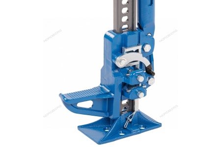 Реечный домкрат 3,5 т с держателем рукоятки и опорой в комплекте, 153 см