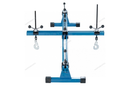 Стенд для вывешивания двигателей 500кг, с поперечной штангой, L=180 см
