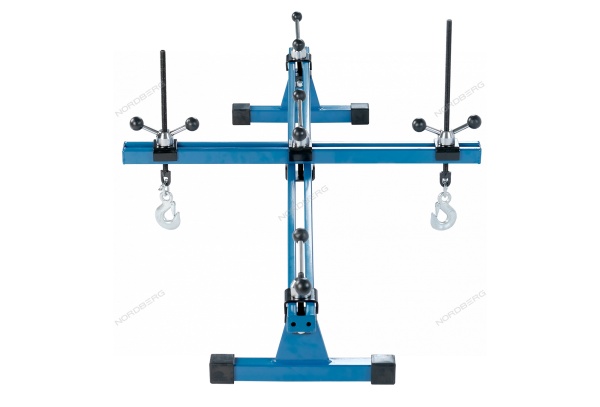 Стенд для вывешивания двигателей 500кг, с поперечной штангой, L=180 см