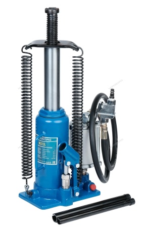 Домкрат бутылочный 12т пневмогидравлический