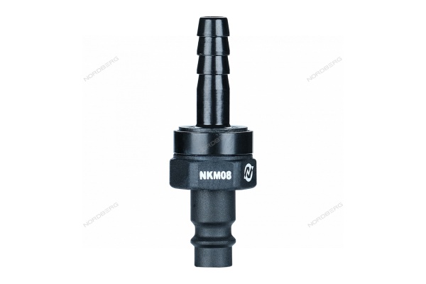 Переходник композитный "папа" быстросъемный - елочка диам. 8 мм