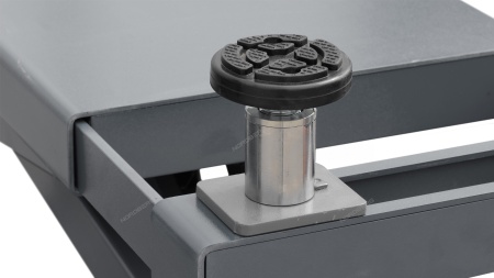 Подъемник ножничный 3,5 т, с встроенными адаптерами для SUV авто, 220 В, серый