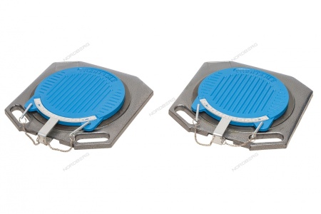 Круги поворотные для сход-развала 400х400х50 мм, (набор 2 шт.)