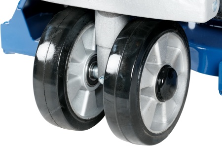 Тележка складская гидравлическая 3 т, с резиновыми колесами