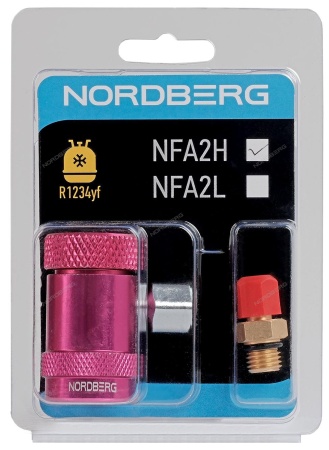 Муфта быстросъемная R1234yf высокое давление, красная