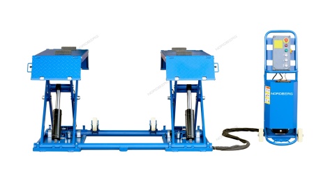 Подъемник ножничный 3т, 380В, синий