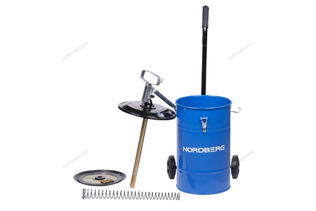 Установка для раздачи густой смазки ручная, 25 л