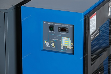 Компрессор винтовой, 11 кВт, 10 бар, 1400 л/мин, ресивер 500 л, осушитель