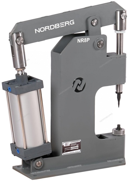 Пневматический станок для заклепки тормозных колодок, цилиндр 125, без тумбы