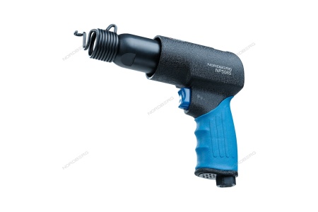 Пневмозубило 190 мм с комплектом насадок