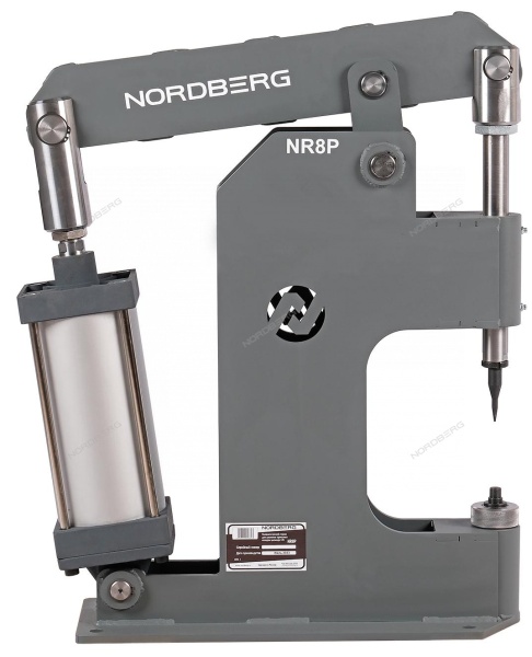 Пневматический станок для заклепки тормозных колодок, цилиндр 125, без тумбы