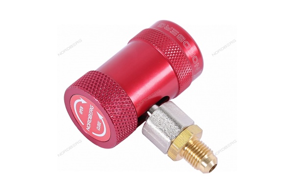 Муфта быстросъемная R1234yf высокое давление, красная