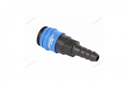 Разъем композитный "мама" быстросъемный - елочка диам. 8 мм