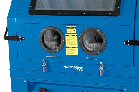 Камера пескоструйная с напорной системой подачи абразива