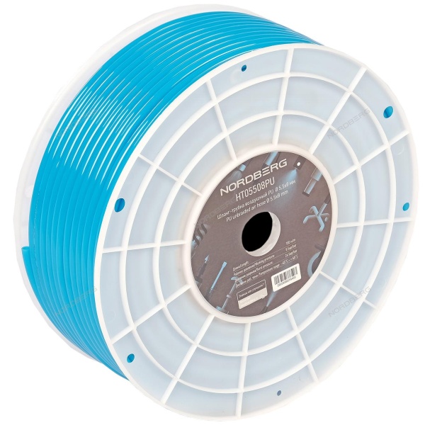 Шланг-трубка воздушный ПУ диам. 5,5х8 мм, 1 пог. м (в бобине 100м)