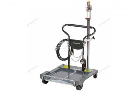 Установка для раздачи масла из бочек 200 л со световой индикацией, с тележкой