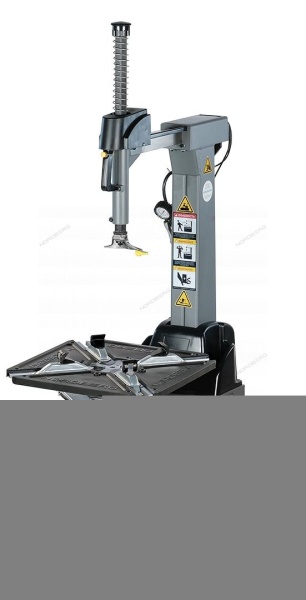 Станок шиномонтажный автомат, двухскоростной, стол с накладками, 380 В, серый